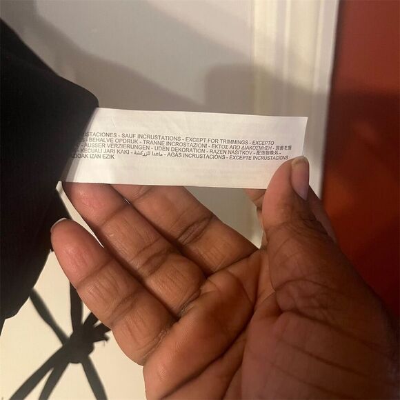 Zara Women's Black Gold Chain Halter Neck Cropped Top Size Large NWT - Picture 7 of 8